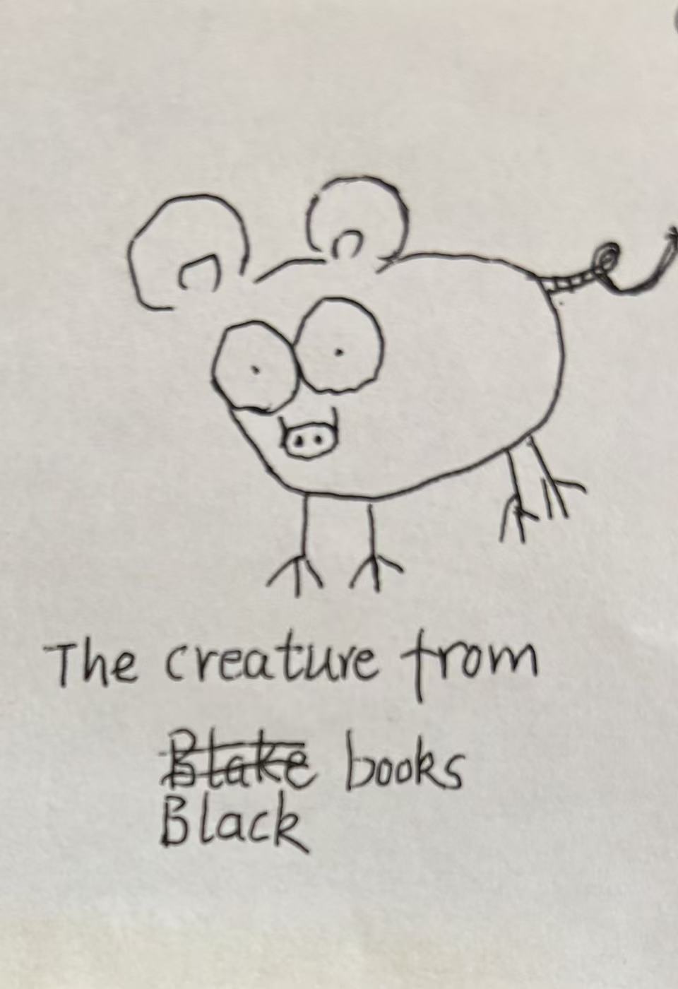 The creature from&nbsp;Blackbooks